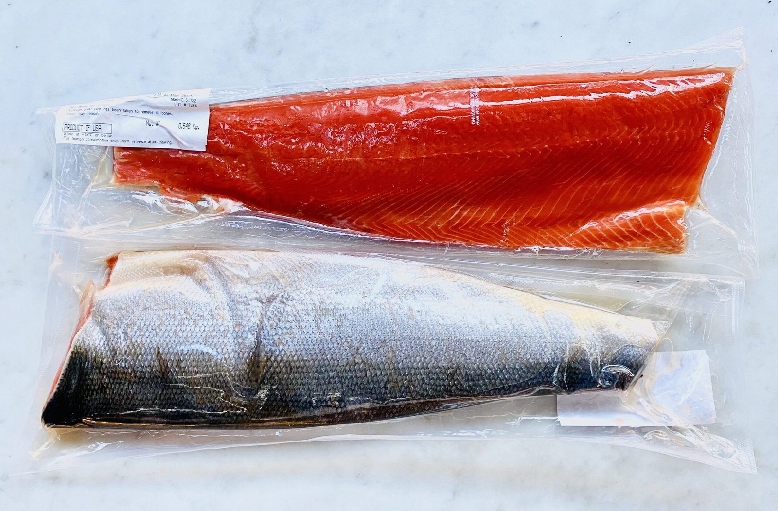 wholesale atlantic salmon fillets supplier Salmon fillets vacuum-sealed packaging